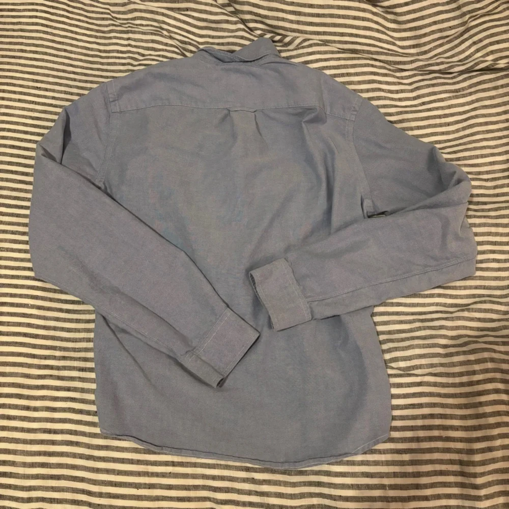 J. Crew slim oxford button down shirt collared long sleeve light blue cotton